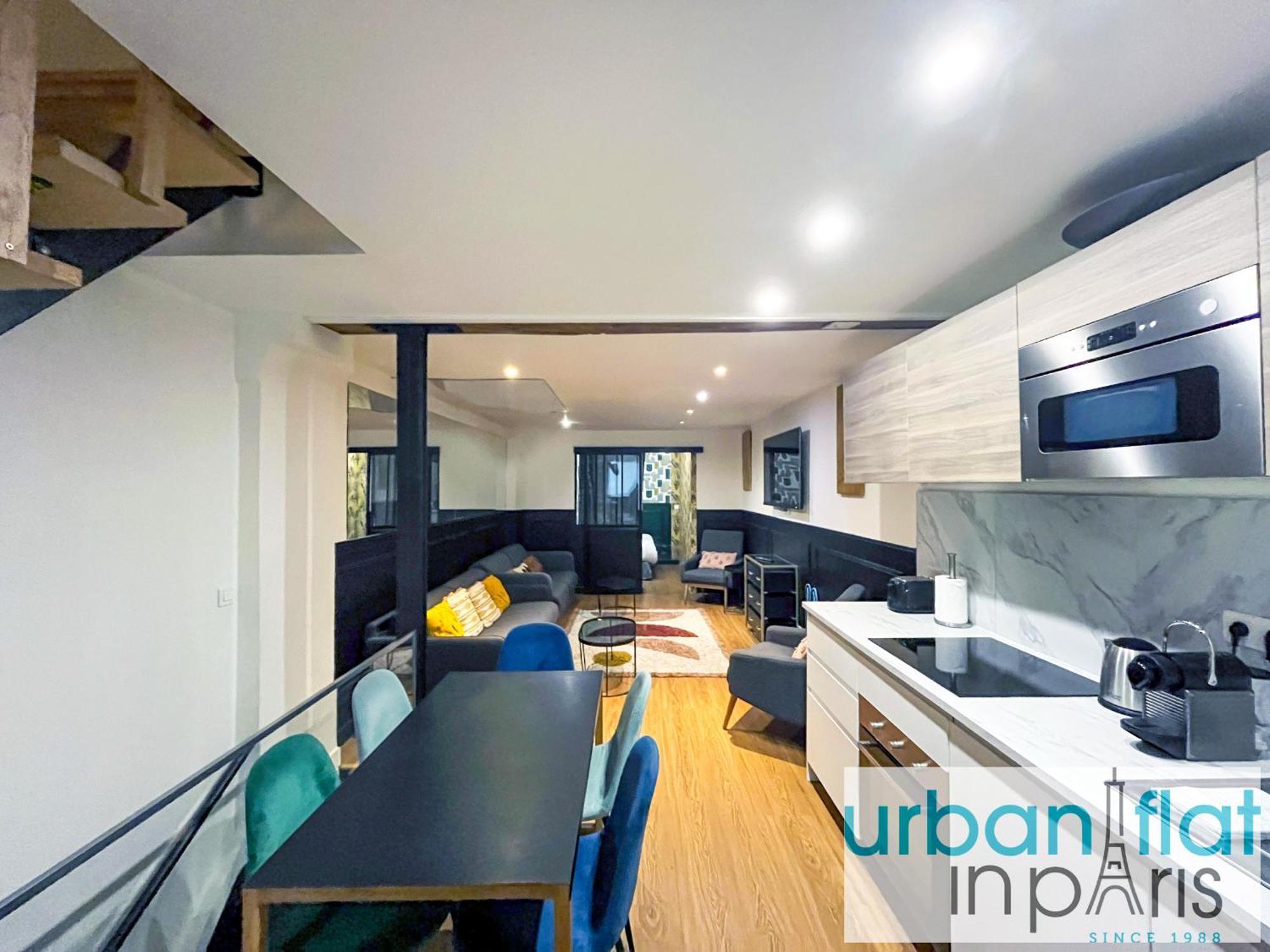 Urban Flat 31 - Charming Triplex In Appartement *